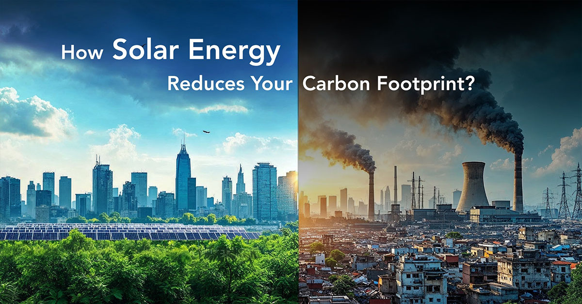 How Solar Energy Reduces Your Carbon Footprint