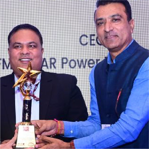 Our MD Sir proud winner for CEO of the Year - Diamond at SolarQuarter Business Meet Uttar Pradesh 2023