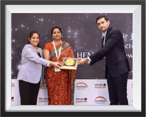 The SolarQuarter South Asia has honored us as a Top Solar Contractor of India for 2023 at the 'Distributed Solar Summit 2024