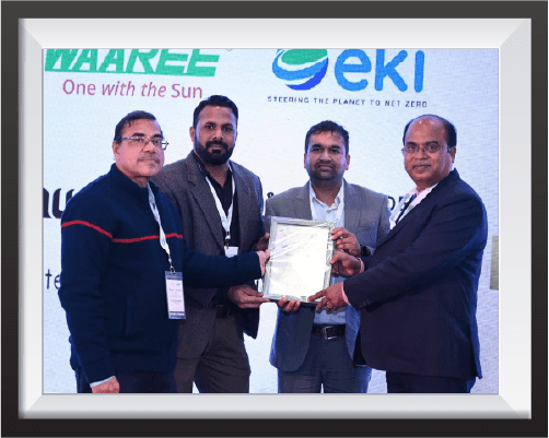 HFM Solar Awarded At EQ Suryacon 2024