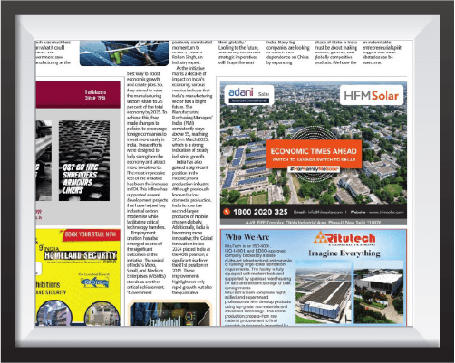 HFM Solar Published in The Economic Times